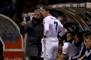 Jose Mourinho and cr7